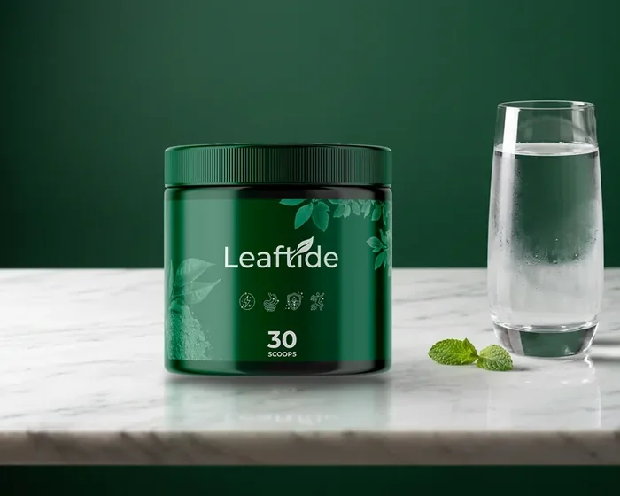 Leaftide jar with a glass of water, as pictured on the seller's current checkout page